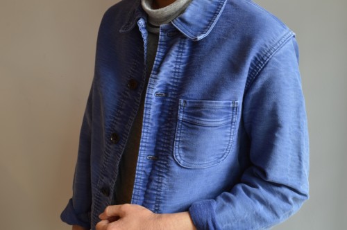 Vintage Blue Moleskin Jacket | genre