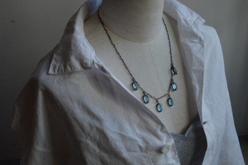 1920's Art Deco Midnight Blue Necklace ¥38,000+tax