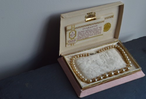 Antique Faux Pearl Necklace ¥18,000+tax