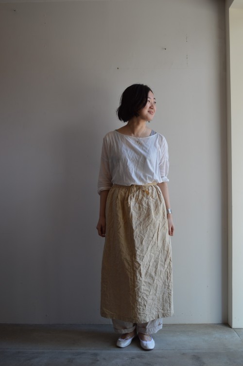 French Vintage Linen Apron ¥15,000+tax