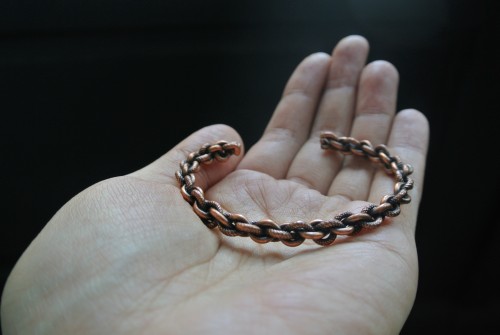 Vintage Copper Twist Bracelet : ¥18,000+tax